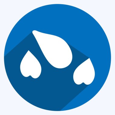 Icon Seeds. suitable for Garden symbol. long shadow style. simple design editable. design template vector. simple illustration