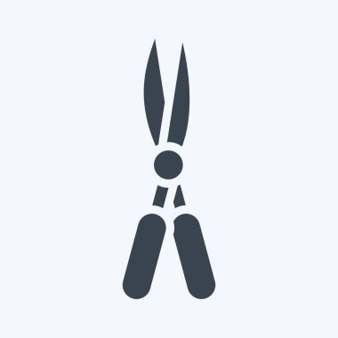 Icon Garden Scissors. suitable for Garden symbol. glyph style. simple design editable. design template vector. simple illustration