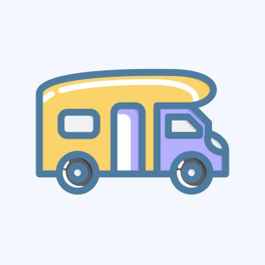 Icon Motor Automotive. suitable for Automotive symbol. doodle style. simple design editable. design template vector. simple illustration