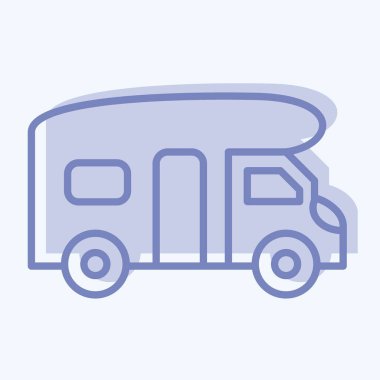 Icon Motor Automotive. suitable for Automotive symbol. two tone style. simple design editable. design template vector. simple illustration