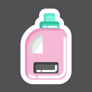 Sticker Clean Product. related to Laundry symbol. simple design editable. simple illustration, good for prints