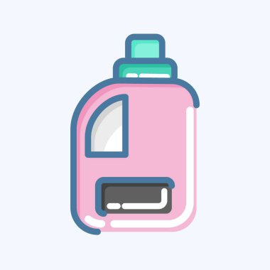 Icon Clean Product. related to Laundry symbol. doodle style. simple design editable. simple illustration, good for prints