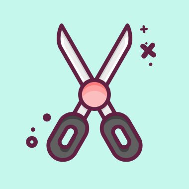 Icon Clothes Repair. related to Laundry symbol. MBE style. simple design editable. simple illustration, good for prints