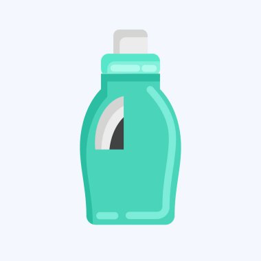 Icon Cleaning Product. related to Laundry symbol. flat style. simple design editable. simple illustration, good for prints