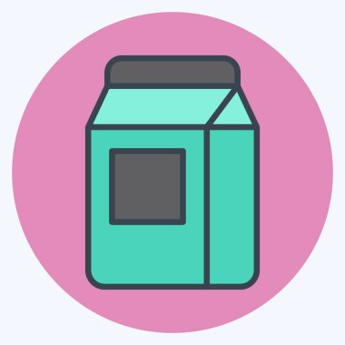 Icon Wasing Powder. related to Laundry symbol. color mate style. simple design editable. simple illustration, good for prints