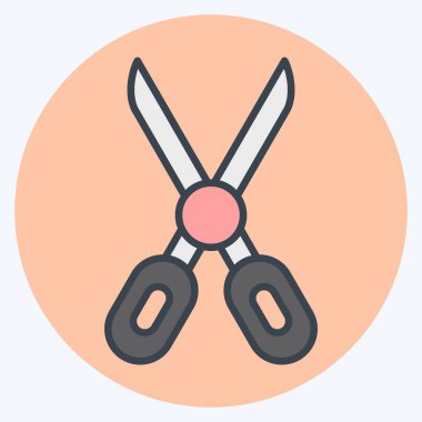 Icon Clothes Repair. related to Laundry symbol. color mate style. simple design editable. simple illustration, good for prints