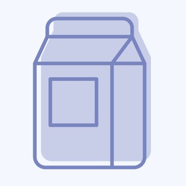 Icon Wasing Powder. related to Laundry symbol. two tone style. simple design editable. simple illustration, good for prints