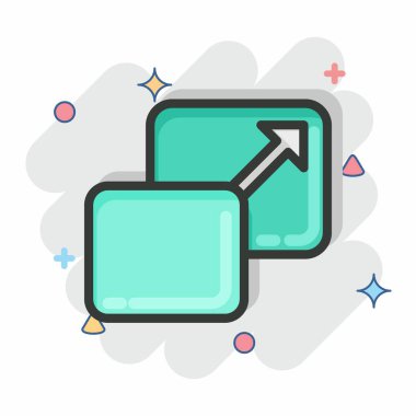 Simge Ölçeği. Grafik Tasarım Araçları sembolüyle ilgili. Çizgi roman tarzı. Basit dizayn edilebilir. Basit bir çizim. Basit vektör simgeleri