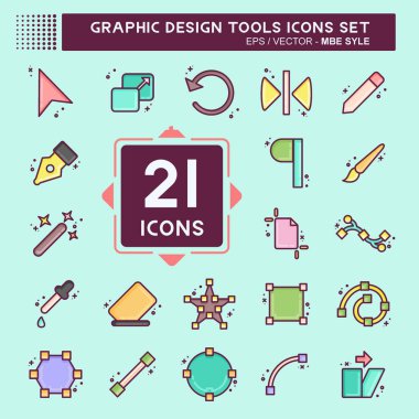 Simge Ayarlama Grafik Tasarım Araçları. Grafik Tasarım Araçları sembolüyle ilgili. MBE tarzı. Basit dizayn edilebilir. Basit resimleme