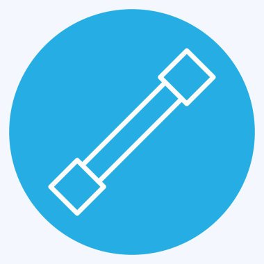 Icon Draw Line. related to Graphic Design Tools symbol. blue eyes style. simple design editable. simple illustration. simple vector icons