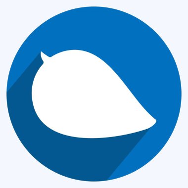 Icon Bango. Tayland sembolüyle ilgili. Uzun gölge tarzı. Basit dizayn edilebilir. Basit bir çizim. Basit vektör simgeleri. Dünya Seyahat Turizmi. Tayland