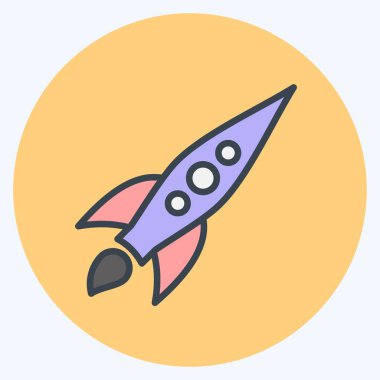 Simge Artırma Algoritması. Makine Öğrenme sembolüyle ilgili. renk arkadaşı stili. Basit dizayn edilebilir. Basit bir çizim. Basit vektör simgeleri