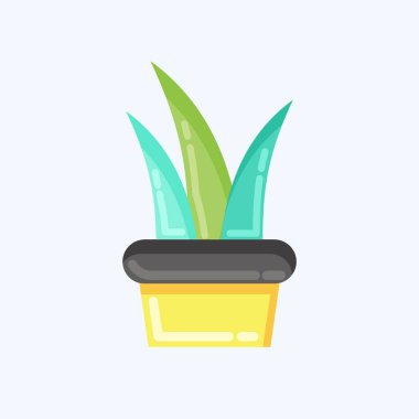 Flora sembolüyle ilişkili Icon Fabrikası 2. Düz stil. Basit bir çizim. Bitki. Meşe ağacı. Yaprak. gül