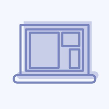 Simge fotoğrafı yazılımı. Fotoğrafçılık sembolüyle ilgili. İki ton stili. Basit dizayn edilebilir. Basit resimleme