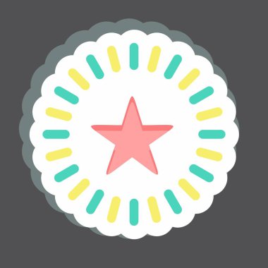 Sticker Dream. related to Psychological symbol. simple illustration. emotions, empathy, assistance