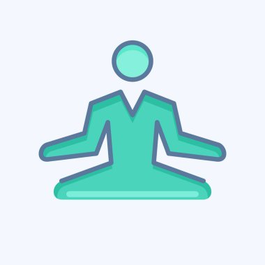 Icon Stress Relief. related to Psychological symbol. doodle style. simple illustration. emotions, empathy, assistance