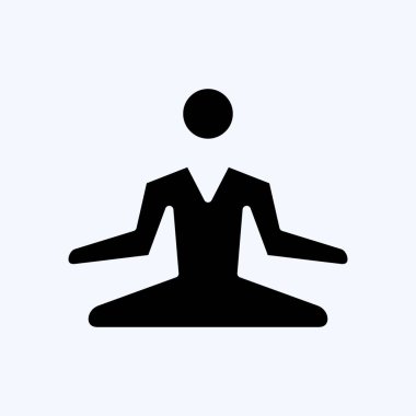 Icon Stress Relief. related to Psychological symbol. glyph style. simple illustration. emotions, empathy, assistance