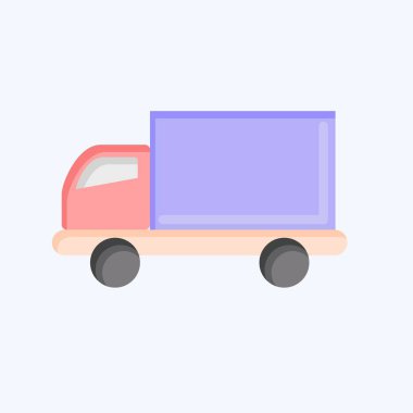 Icon Delivery. related to Online Store symbol. flat style. simple illustration. shop