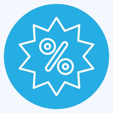 Icon Best Offer. related to Online Store symbol. blue eyes style. simple illustration. shop