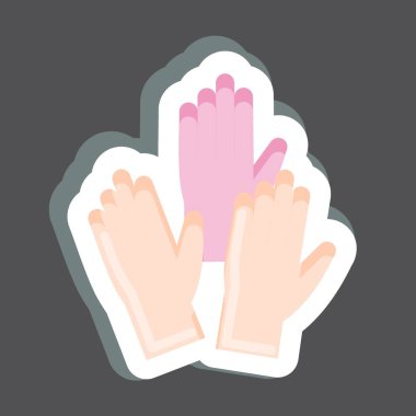 Sticker Emergency. related to Volunteering symbol. Help and support. friendship