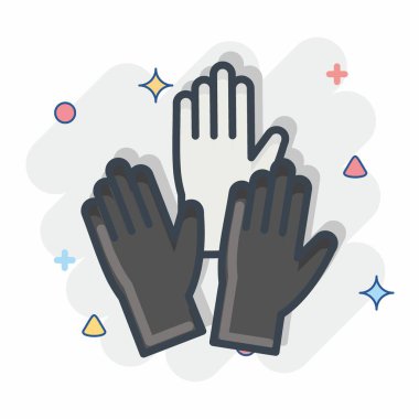 Icon Emergency. related to Volunteering symbol. Comic Style. Help and support. friendship