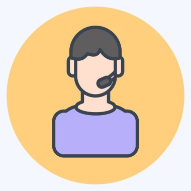 Icon Support. related to Volunteering symbol. color mate style. Help and support. friendship