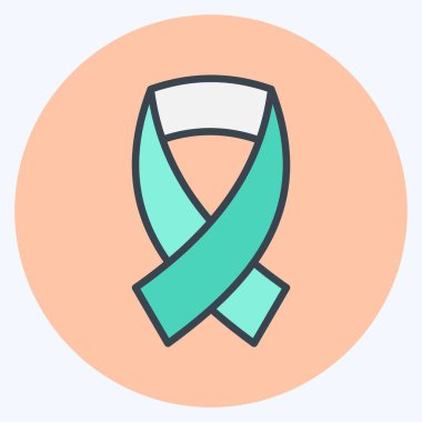 Icon Awareness. related to Volunteering symbol. color mate style. Help and support. friendship