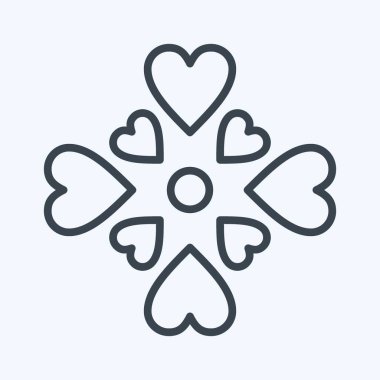 Icon Love. related to Volunteering symbol. line style. Help and support. friendship