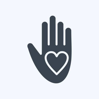 Icon Volunteering. related to Volunteering symbol. glyph style. Help and support. friendship