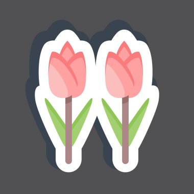 Etiket laleleri. Çevre sembolüyle ilgili. Basit bir çizim. Koruma. Toprak. Temizle