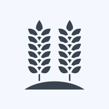 Icon Agriculture. related to Environment symbol. glyph style. simple illustration. conservation. earth. clean