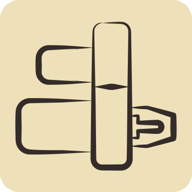 Icon Starter. related to Car Service symbol. Glyph Style. repairin. engine. simple illustration