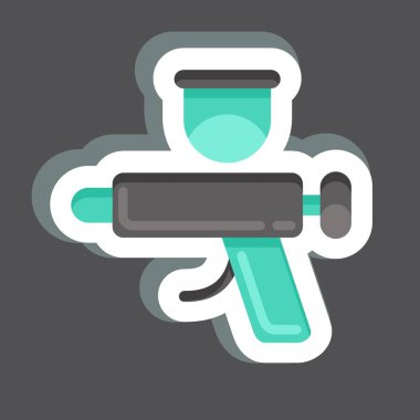 Sticker Exterior. related to Car Service symbol. repairin. engine. simple illustration