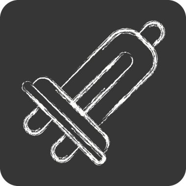 Icon Car Light. related to Car Service symbol. Chalk Style. repairin. engine. simple illustration