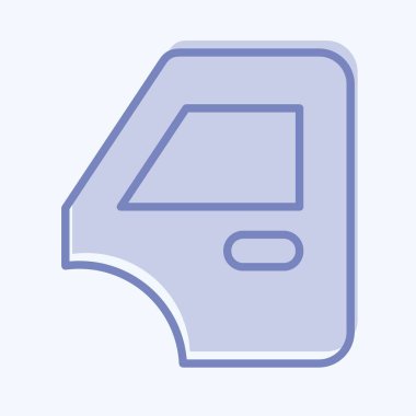 Icon Body Parts. related to Car Service symbol. Two Tone Style. repairin. engine. simple illustration