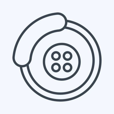 Icon Brakes. related to Car Service symbol. Line Style. repairin. engine. simple illustration