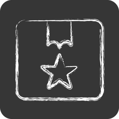 Icon Best Buy. related to Contactless symbol. Chalk Style. simple design editable. simple illustration