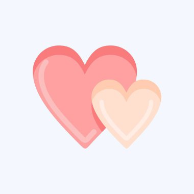 Icon Favorite. related to Contactless symbol. Flat Style. simple design editable. simple illustration