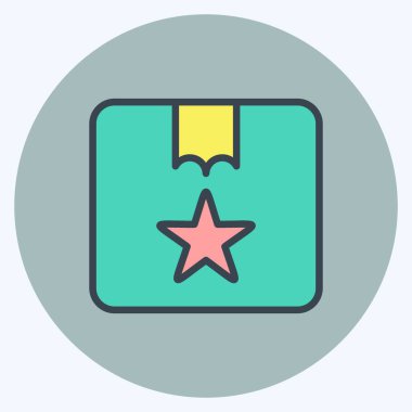 Icon Best Buy. related to Contactless symbol. Color Mate Style. simple design editable. simple illustration