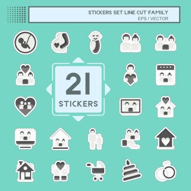 Icon Set Ailesi. Aşk sembolüyle ilgili. Basit dizayn edilebilir. Basit resimleme