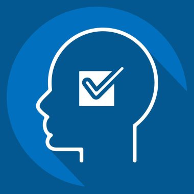 Simge inançları. Psikoloji Kişiliği sembolüyle ilgili. Basit dizayn edilebilir. Basit resimleme