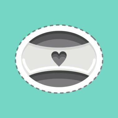 Simge sabunu. Berber dükkanı sembolüyle ilgili. Güzellik salonu. Basit resimleme