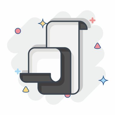 Simge Bill. Kara Cuma sembolüyle ilgili. Alışveriş. Basit resimleme