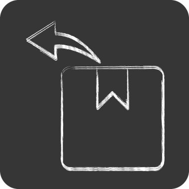 Simge Dönüyor. Kara Cuma sembolüyle ilgili. Alışveriş. Basit resimleme