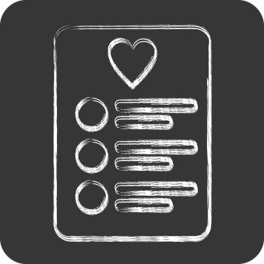 Simge Kontrol Listesi. Kara Cuma sembolüyle ilgili. Alışveriş. Basit resimleme