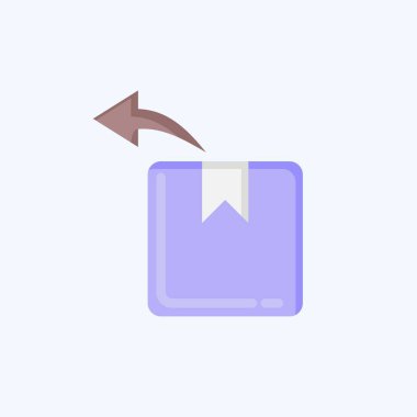 Simge Dönüyor. Kara Cuma sembolüyle ilgili. Alışveriş. Basit resimleme