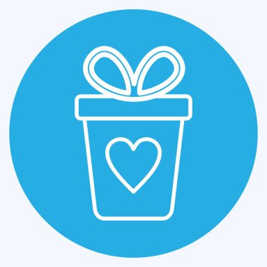 Simge Hediye Kutusu. Kara Cuma sembolüyle ilgili. Alışveriş. Basit resimleme