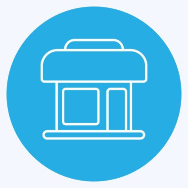 Simge Giysi Dükkanı. Kara Cuma sembolüyle ilgili. Alışveriş. Basit resimleme