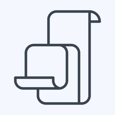 Simge Bill. Kara Cuma sembolüyle ilgili. Alışveriş. Basit resimleme