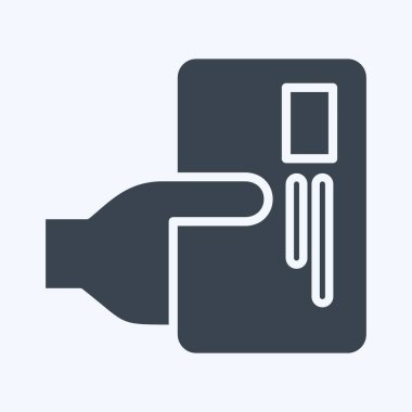 Simge Ödeme. Kara Cuma sembolüyle ilgili. Alışveriş. Basit resimleme